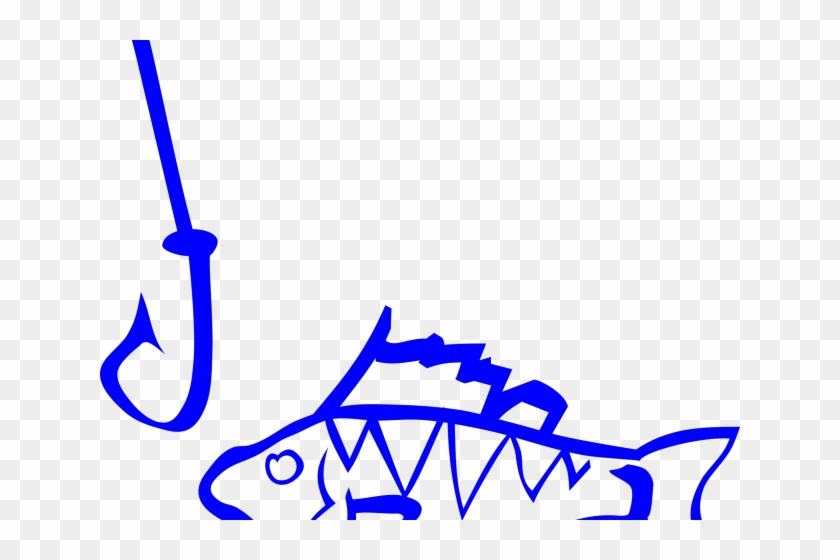 Hook Clipart Fishing Rod - Hook Clipart Fishing Rod #1545947