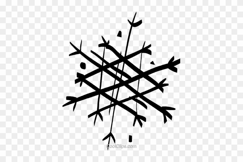 Snowflakes Royalty Free Vector Clip Art Illustration - Snowflakes Royalty Free Vector Clip Art Illustration #1545988