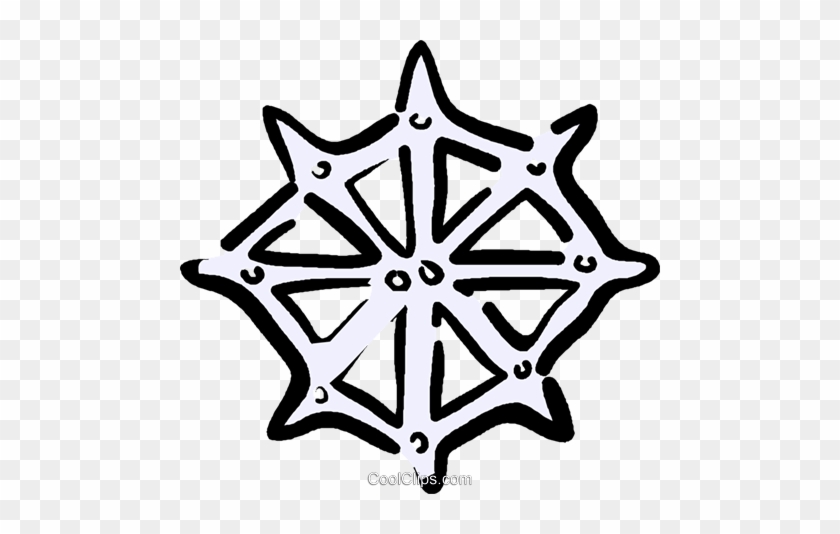 Snowflakes Royalty Free Vector Clip Art Illustration - Snowflakes Royalty Free Vector Clip Art Illustration #1545997