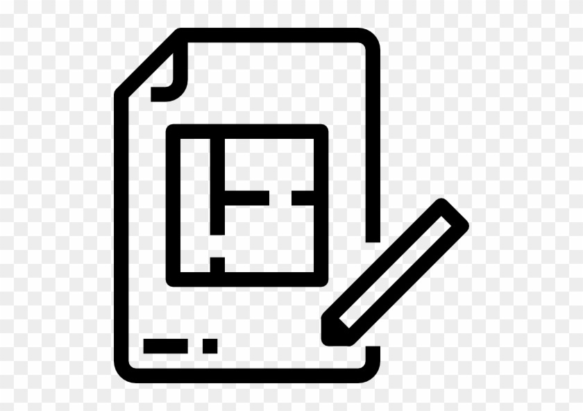 House Plan Free Icon - House Plan Free Icon #1546071