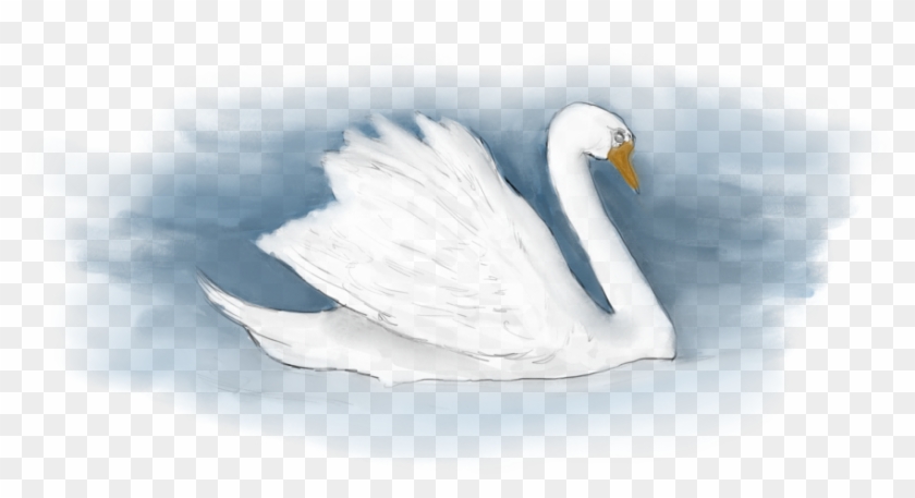 Watercoloring Swan Clipart - Watercoloring Swan Clipart #1546344
