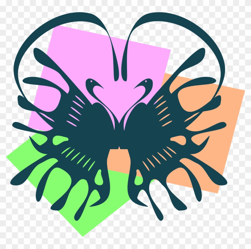 Swan Heart Clip Art Clipart - Swan Heart Clip Art Clipart #1546361