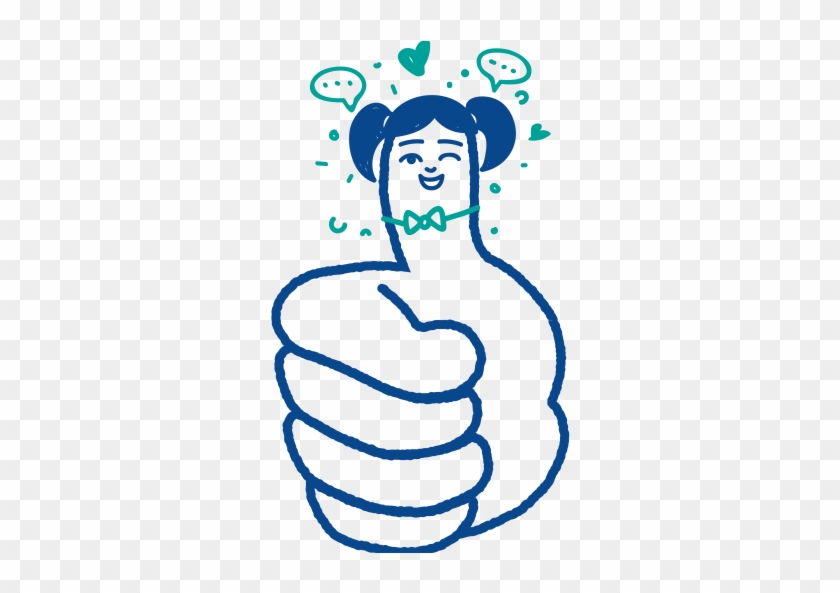 Cropped Thumbsup Line Icon 1 2 - Cropped Thumbsup Line Icon 1 2 #1546656
