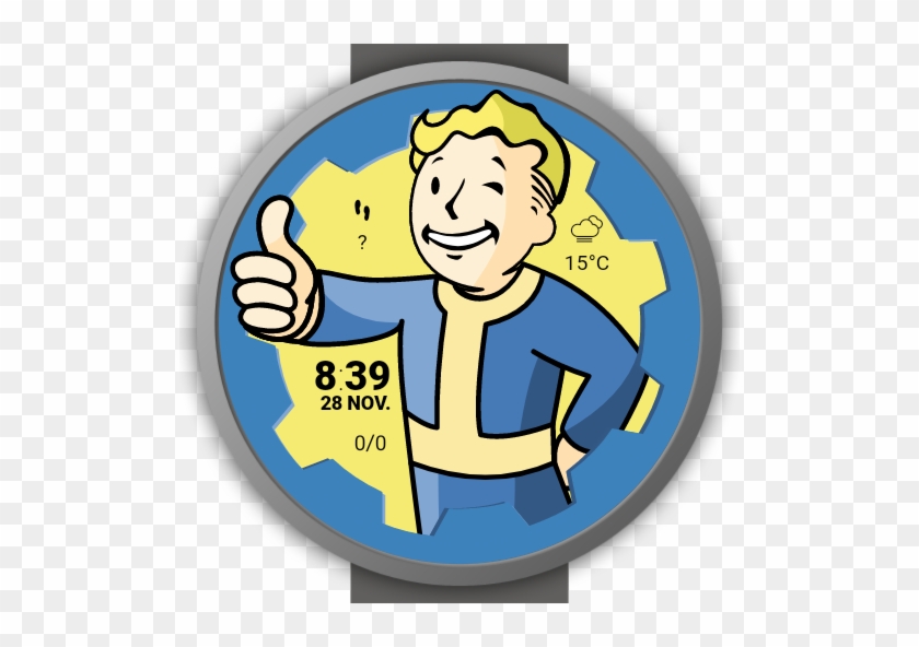 Vault Boy Watch Face Preview - Vault Boy Watch Face Preview #1546933