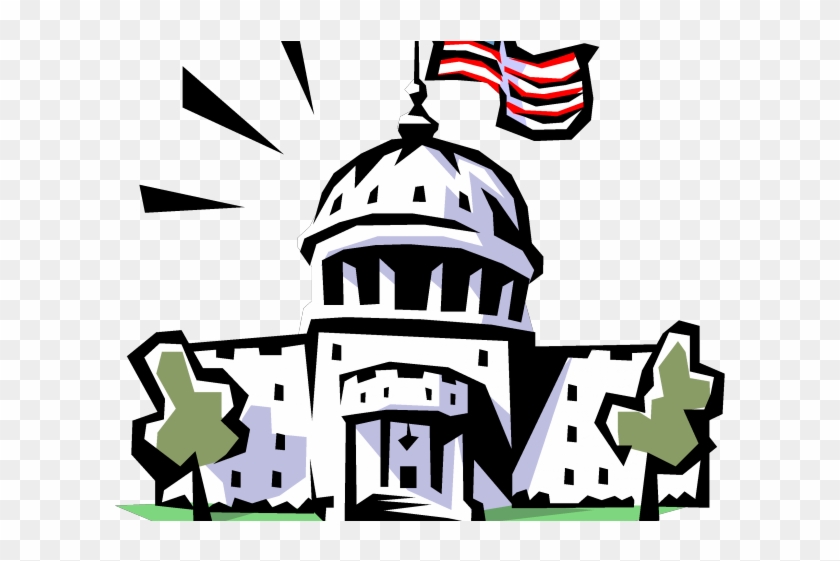 White House Clipart Strong Government - White House Clipart Strong Government #1547209