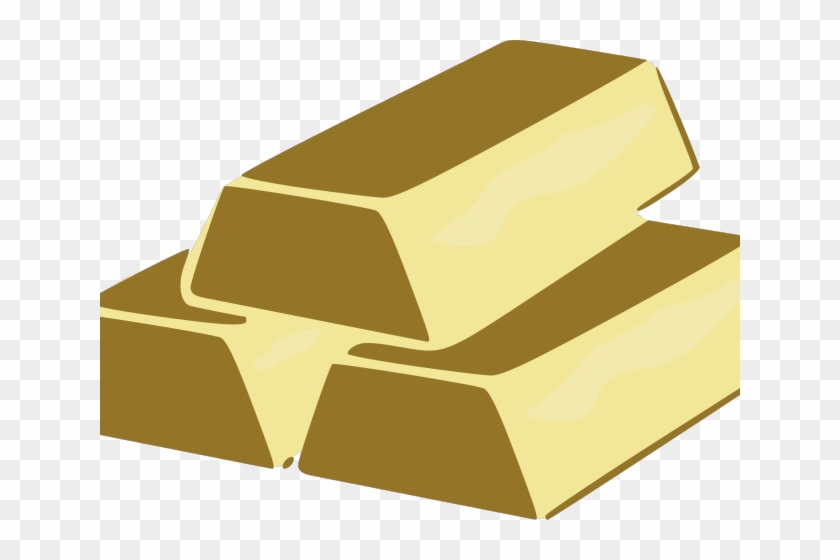 Metal Clipart Gold Brick - Metal Clipart Gold Brick #1547453