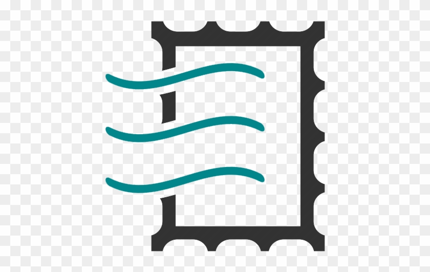 Postage Stamp Icon - Postage Stamp Icon #1547500