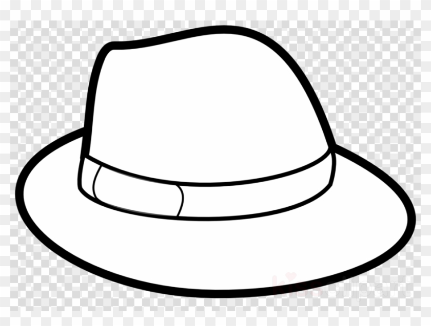 Hat Outline Png Clipart Top Hat Clip Art - Hat Outline Png Clipart Top Hat Clip Art #1547845