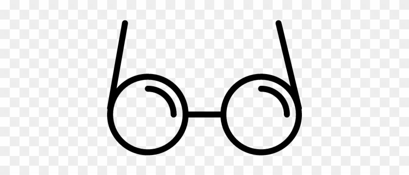 Eyeglasses Of Circular Outline In A Circle Vector - Eyeglasses Of Circular Outline In A Circle Vector #1548245