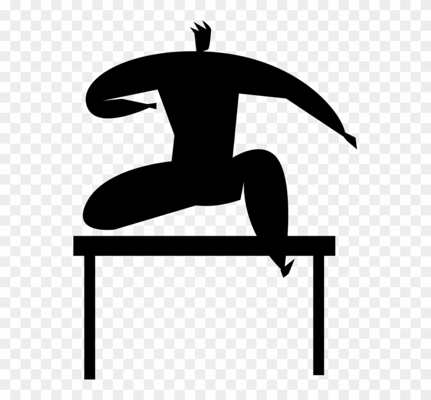 Vector Illustration Of Track And Field Athletic Sport - Vector Illustration Of Track And Field Athletic Sport #1548396