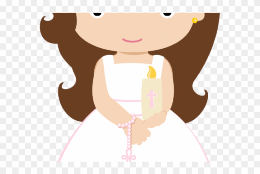 Girl Clipart Communion - Girl Clipart Communion #1548733
