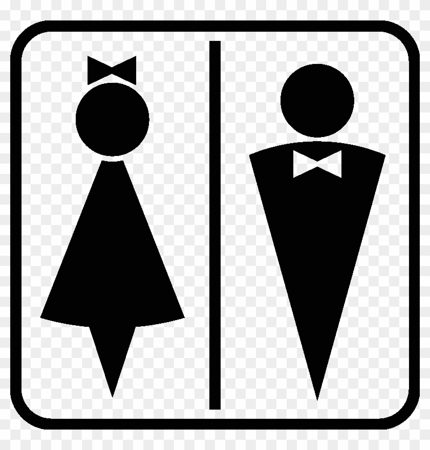 Men Woman Toilet Clipart Public Toilet Bathroom - Men Woman Toilet Clipart Public Toilet Bathroom #1549161