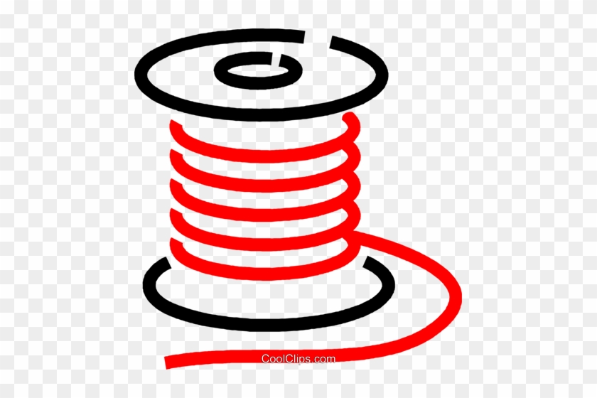 Electric Wire Royalty Free Vector Clip Art Illustration - Electric Wire ...