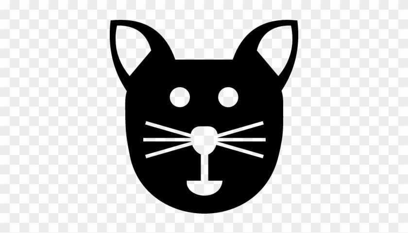 Cat Head Vector - Cat Head Vector #1549527