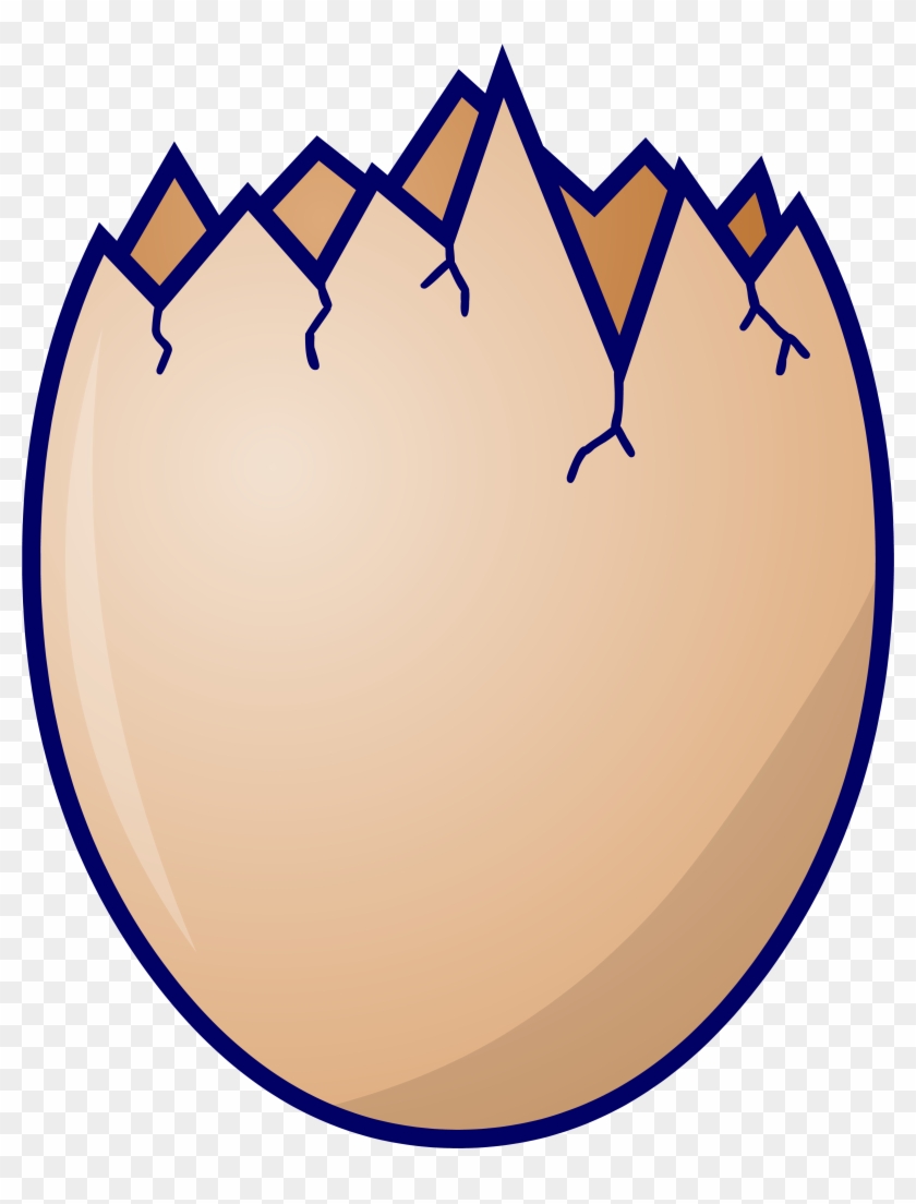 Cracked Egg Shell Clipart - Cracked Egg Shell Clipart #1549560