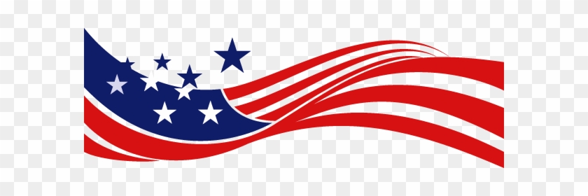 American Flag Illustration Indicating Federal Programs - American Flag Illustration Indicating Federal Programs #1549840