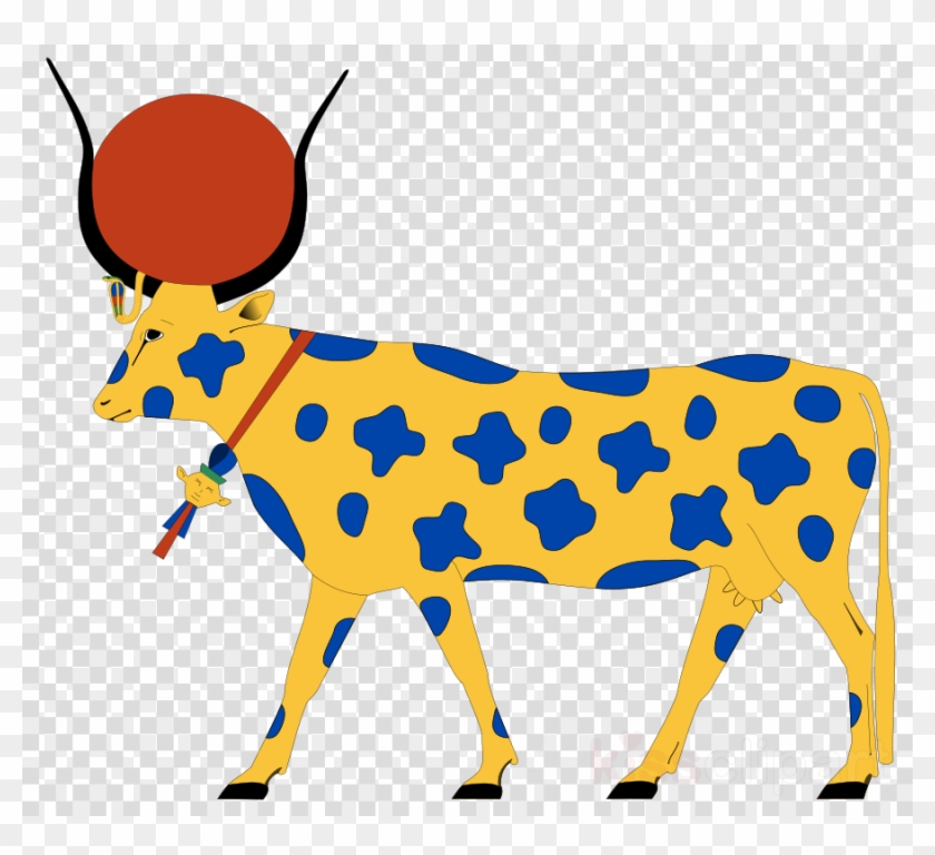 Hathor Cow Clipart Cattle Book Of The Heavenly Cow - Hathor Cow Clipart Cattle Book Of The Heavenly Cow #1549889