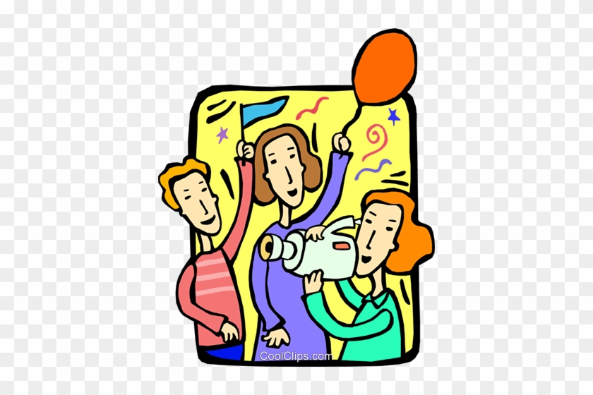 Woman With A Video Camera Royalty Free Vector Clip - Woman With A Video Camera Royalty Free Vector Clip #1550012