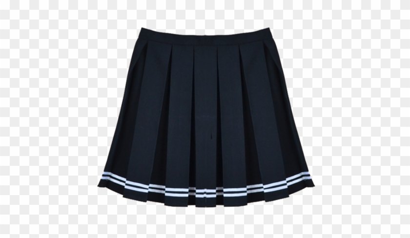 Black Striped Tennis Skirt - Black Striped Tennis Skirt #1550155
