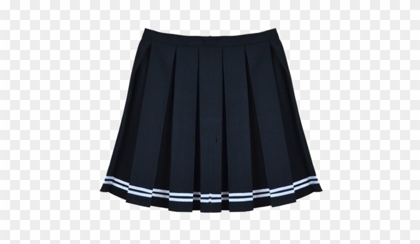 Black Striped Tennis Skirt - Black Striped Tennis Skirt #1550155