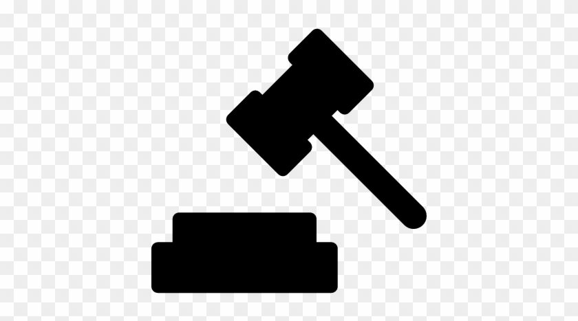 Legal Hammer Vector - Legal Hammer Vector #1550204