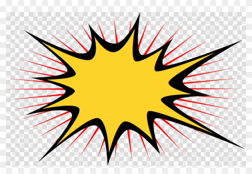 Clip Art Comic Explosion Transparent Clipart Comics - Clip Art Comic Explosion Transparent Clipart Comics #1550439