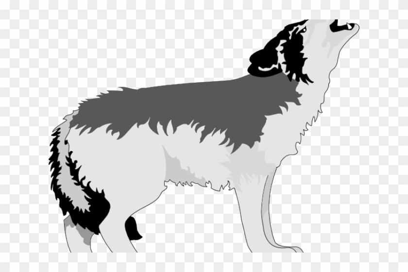 Howling Wolf Clipart Husky - Howling Wolf Clipart Husky #1550705