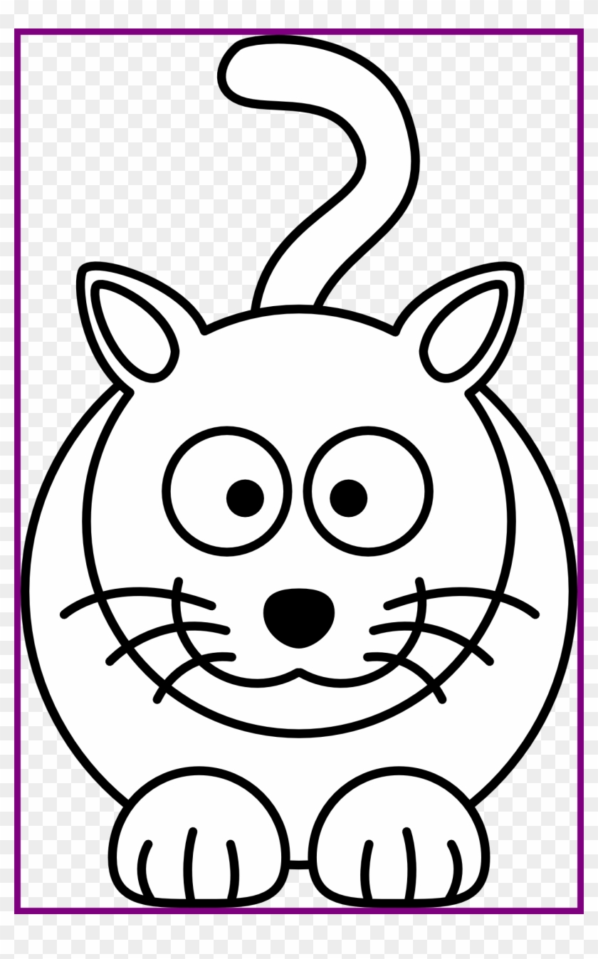 Best Cat Face Clipart Black And White Pic Of Kitten - Best Cat Face Clipart Black And White Pic Of Kitten #1551391