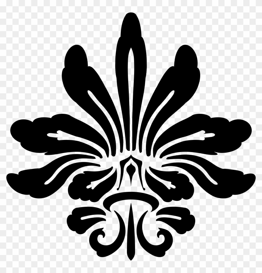 Medium Resolution Of Free Damask Clip Art - Medium Resolution Of Free Damask Clip Art #1551399