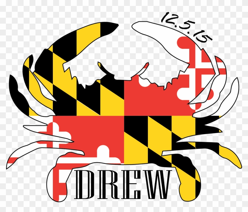 "drew" Md Crab Logo - "drew" Md Crab Logo #1551407