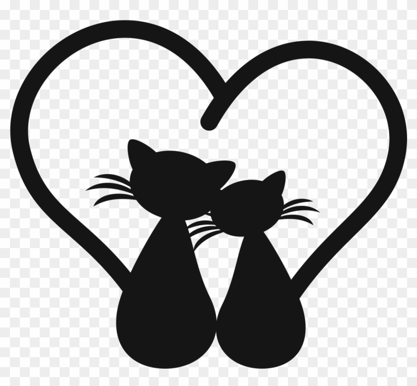 Sticker Voiture Chats Amoureux Ambiance Sticker Ani20 - Sticker Voiture Chats Amoureux Ambiance Sticker Ani20 #1551481