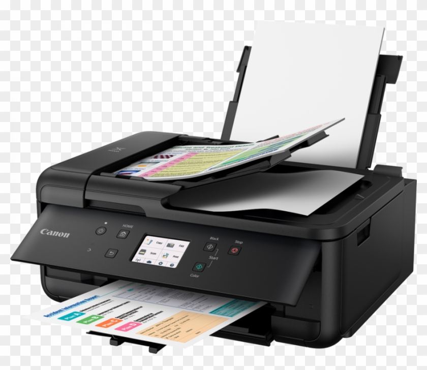 Canon Pixma Tr7550 Black Inkjet Printer Clipart Canon - Canon Pixma Tr7550 Black Inkjet Printer Clipart Canon #1551547