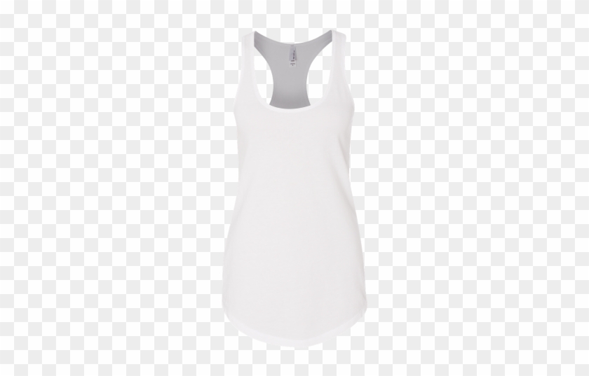 White Ladies Terry Racerback Tank By Next Level Inksoft - White Ladies Terry Racerback Tank By Next Level Inksoft #1551810