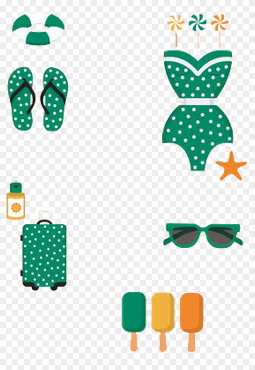 Clipart Sunglasses Flip Flop - Clipart Sunglasses Flip Flop #1551832