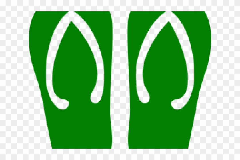 Green Clipart Flip Flop - Green Clipart Flip Flop #1551838