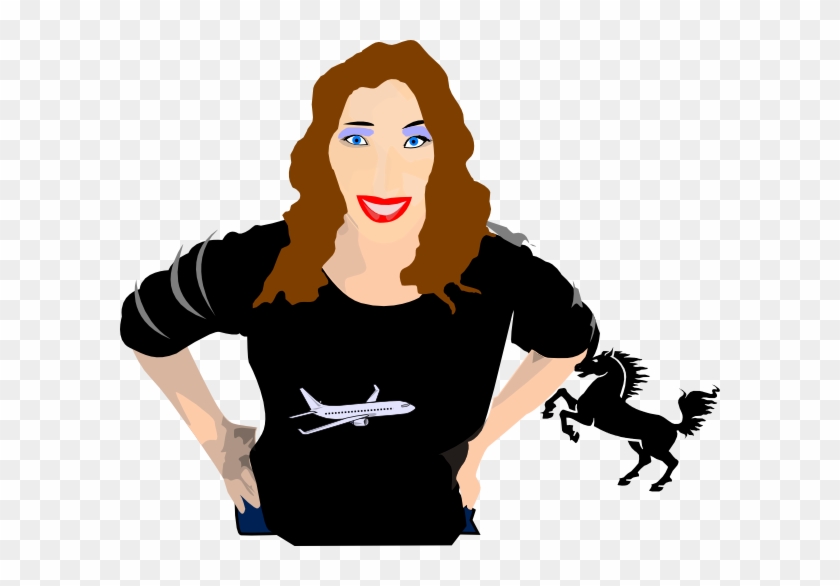 This Free Clip Arts Design Of Girl Wearing A Black - This Free Clip Arts Design Of Girl Wearing A Black #1552744