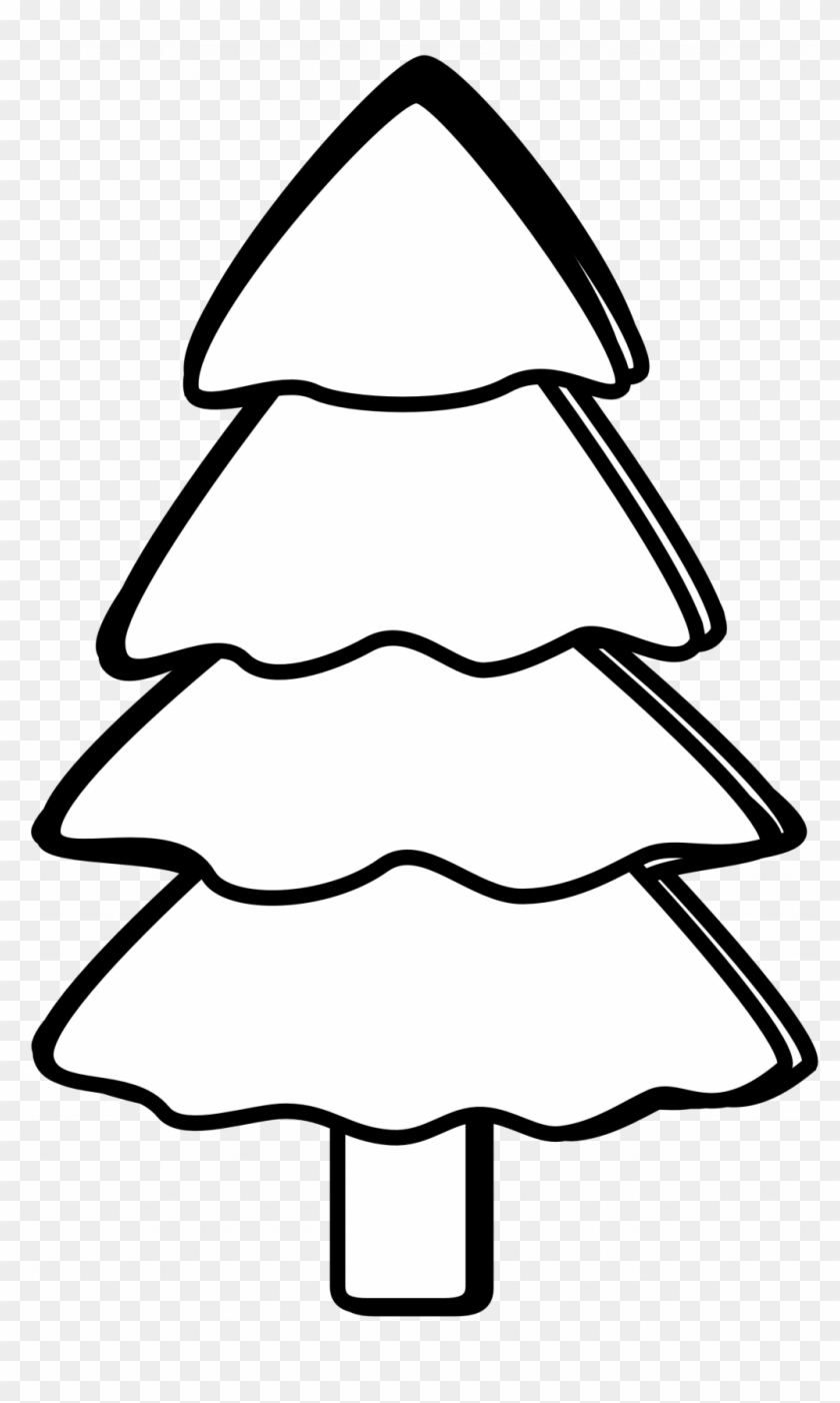 Clipart Christmas Trees Black And Whiteclipart White - Clipart Christmas Trees Black And Whiteclipart White #1552996