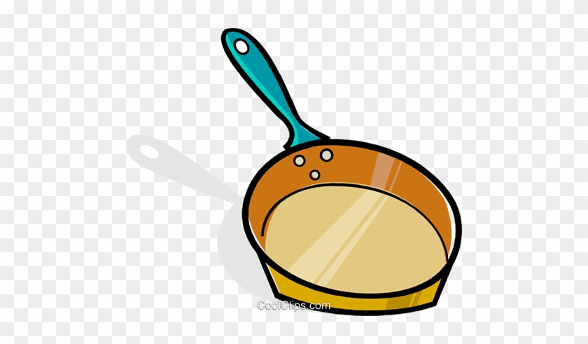 Frying Pan Royalty Free Vector Clip Art Illustration - Frying Pan Royalty Free Vector Clip Art Illustration #1553367