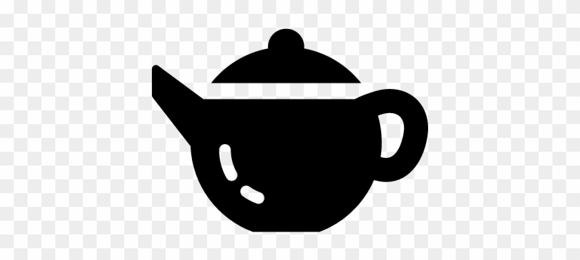 Round Teapot Vector - Round Teapot Vector #1553629