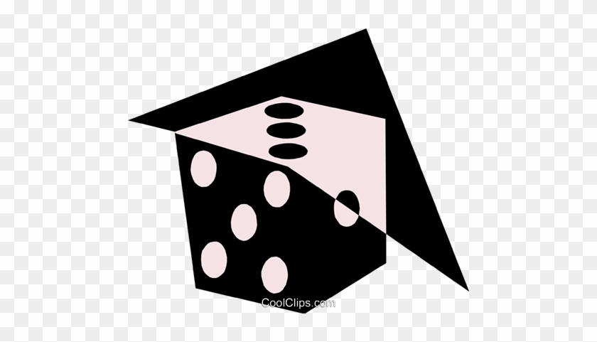 Symbol Of Dice Royalty Free Vector Clip Art Illustration - Symbol Of Dice Royalty Free Vector Clip Art Illustration #1553658