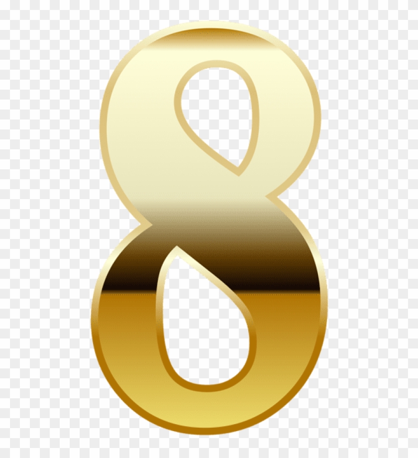 Download Gold Number Eight Clipart Png Photo - Download Gold Number Eight Clipart Png Photo #1553925