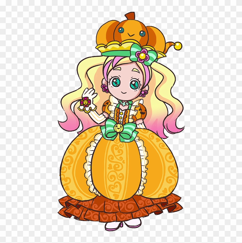 Profile Of Cure Flora With Her Pumpkin Princess Costume - Profile Of Cure Flora With Her Pumpkin Princess Costume #1554008