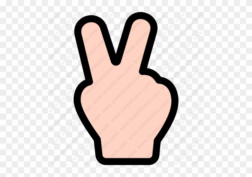 Finger Victory Hand Gesture Guessing - Finger Victory Hand Gesture Guessing #1554175