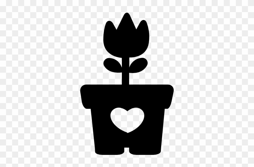 A Potted Flower Icon - A Potted Flower Icon #1554920