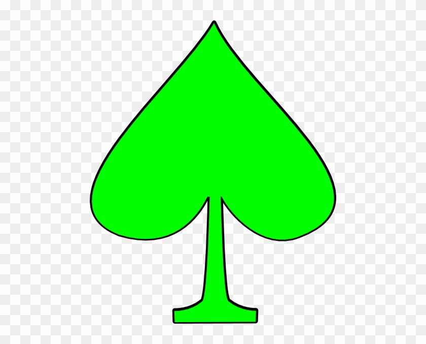 This Free Clip Arts Design Of Green Spades - Green Spades #35866