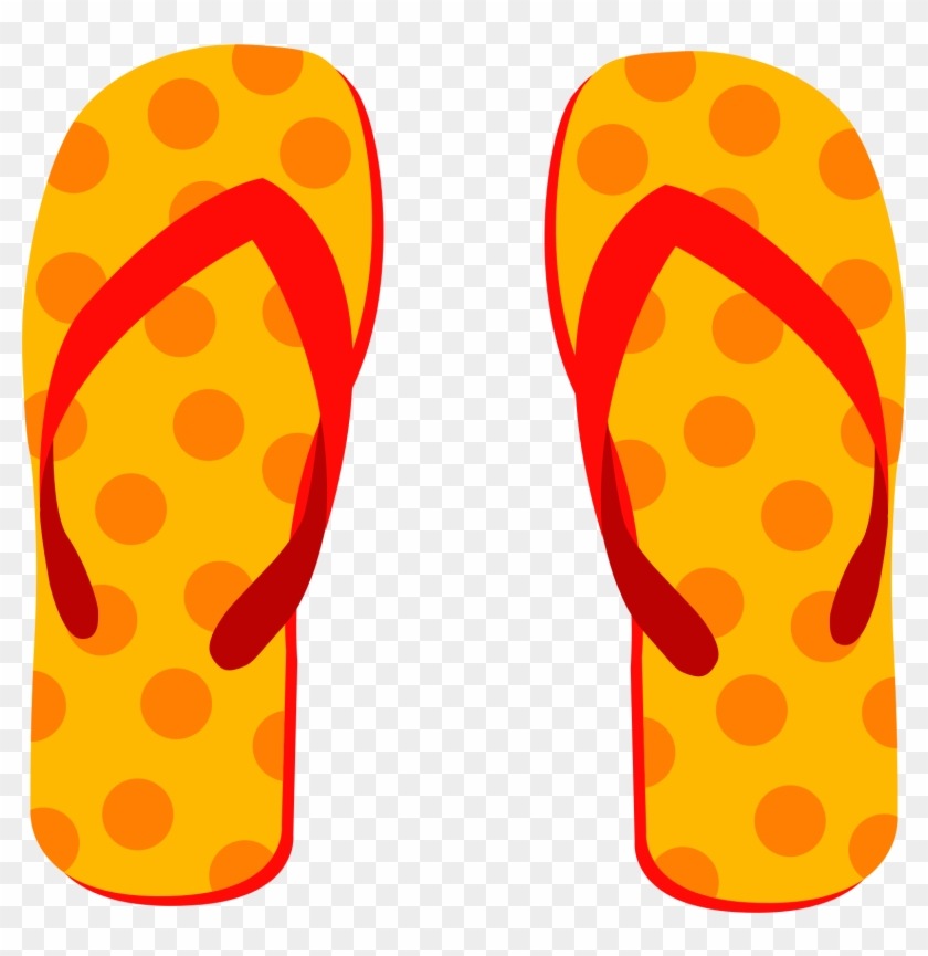 Flip Flops Clip Art Free Vector In Open Office Drawing - Flip Flops #35905