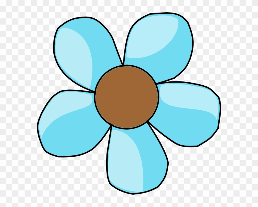Turquoise Flowers Clip Art #35906