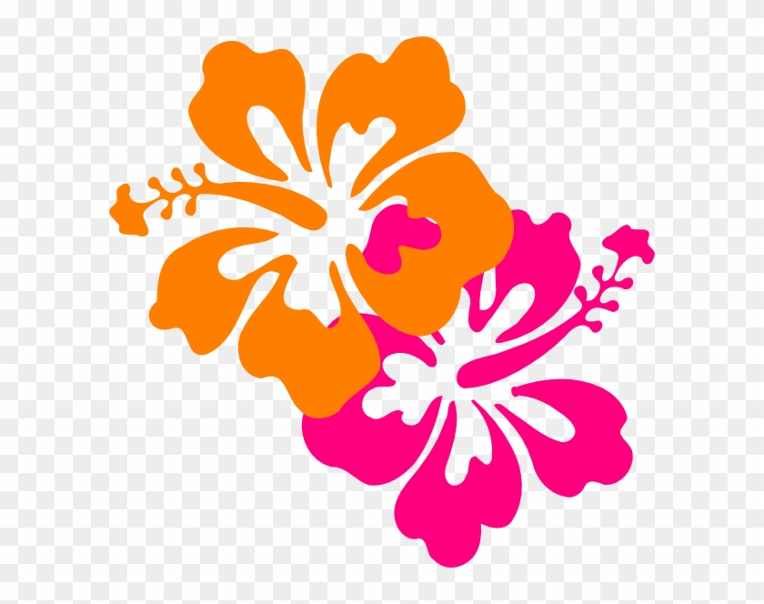 Hibiscus Clip Art At Vector Clip Art - Hawaiian Flower Png #35953
