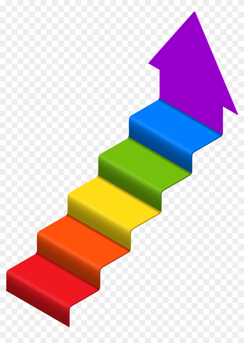 Arrow Stairs Png Clip Art Image - Stairs Images Clip Art #35980