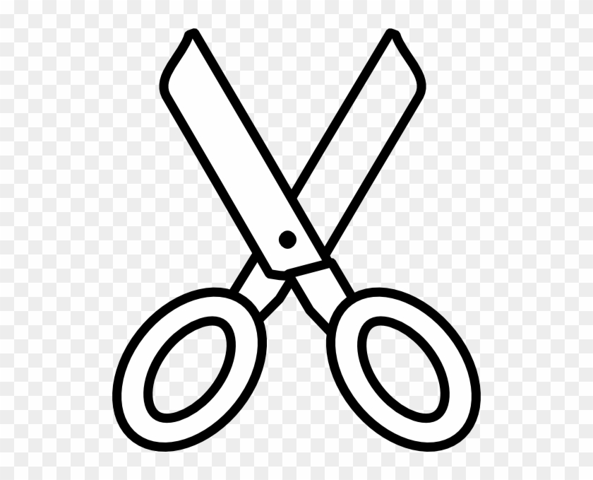 Drawing Clipart Scissors - Scissors Clip Art Black And White #36038